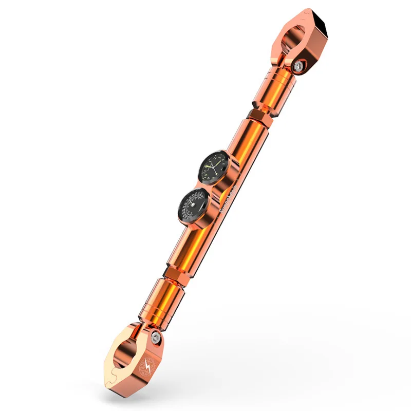 Мотоцикл универсальная ручка Balancebar модификация усиленная перекладина CNC алюминиевый сплав Руль арматура стержень кран - Цвет: Оранжевый