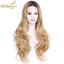 AISI BEAUTY 28 ''длинные волнистые синтетические парики на шнурках спереди, ручная вязка, светлые натуральные бесклеевые черные красные термостойкие волосы для женщин