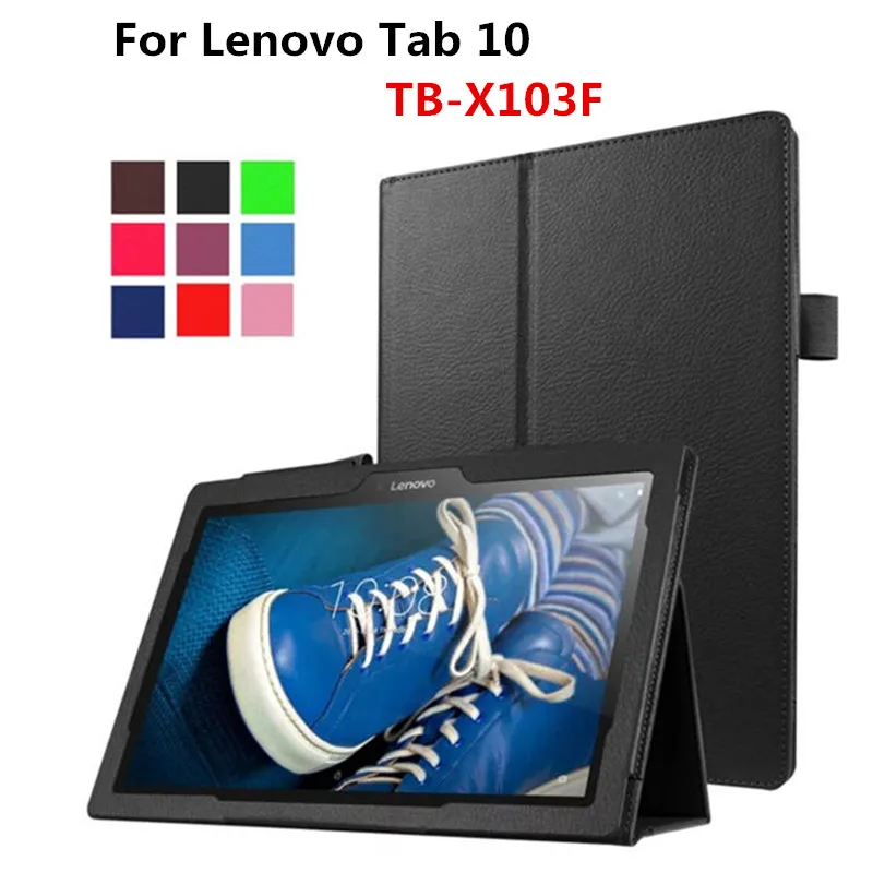 Искусственная кожа с магнитной Folio раскладной стенд чехол Обложка книги для Lenovo