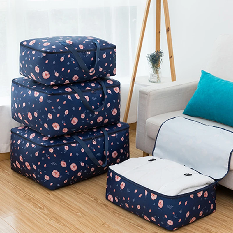 1 шт. Ткань Оксфорд складная сумка для хранения одежды одеяло органайзер свитера M