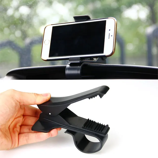 ET Anti skid Car Phone Holder Dashboard Mount Clip Clamp Adjustable