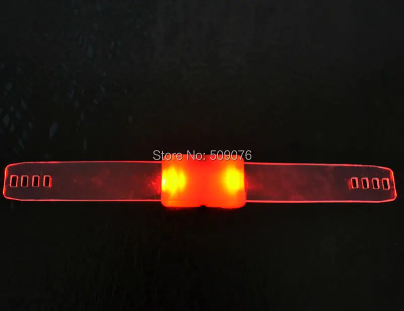 

Free shipping 2pcs/lot make LOGO light up bracelet LED Flash Blinking Party Bracelet Bangle for kids birthday party supplies