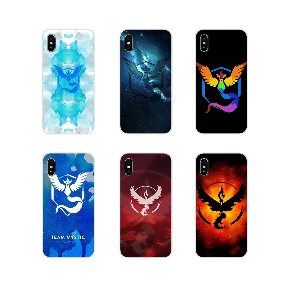 

Mobile Phone Case Covers For Samsung Galaxy S4 S5 MINI S6 S7 edge S8 S9 S10 Plus Note 3 4 5 8 9 Pokemons Go Pokeball Team Mystic