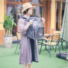 Сумка для собак, кошек, дышащая сумка для питомцев, сумка для кошек, собак, общий прозрачный рюкзак, сумка для путешествий на открытом воздухе, сумка для собак, кошек, переносная клетка для домашних животных