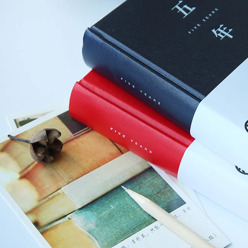 Livro de Programação Criativa Plano Quinquenal Diário Grosso de Anos Livros de Nota de Mão Papelaria do Japão e Coreia do Sul Suprimentos Escolares e de Escritório - Imagem 4