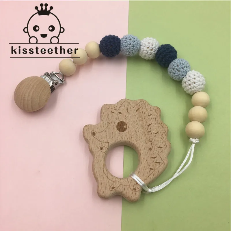Beech Wooden Chewable 10-20mm Round Beads Ecofriendly DIY Craft Jewelry Accessories Baby Teether teething toys baby teething toys