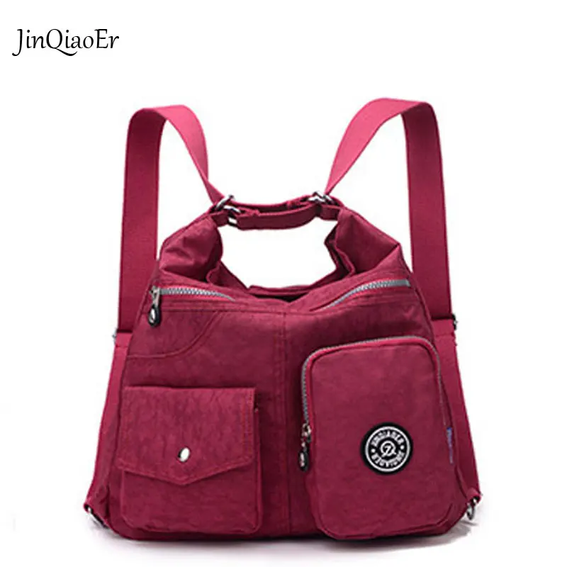 

JinQiaoEr Women Bag Double Shoulder Bag Designer Handbags High Quality Nylon Female Handbag