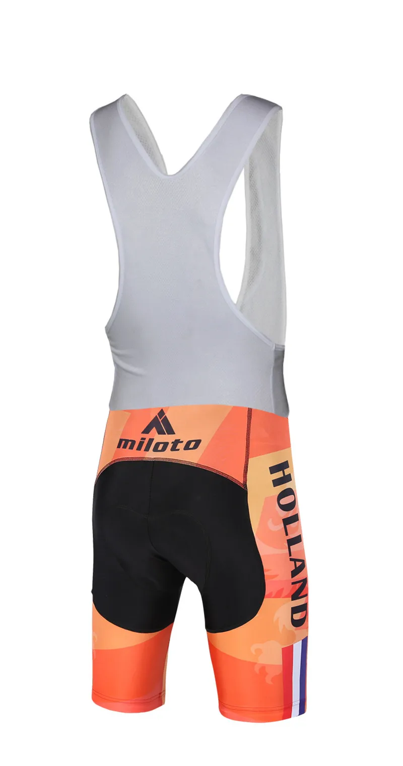 Miloto Нидерланды Велоспорт Джерси комплекты Джерси Ropa Ciclismo Майо голландский Велоспорт одежда спорта Велоспорт одежда