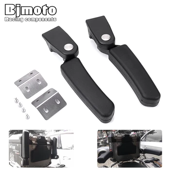 

BJMOTO Rear Box Passenger Hand rail Grab For BMW Suzuki KTM KAWASAKI Yamaha HONDA Ducati Versys KLR V-Strom XT1200Z CRF1000l