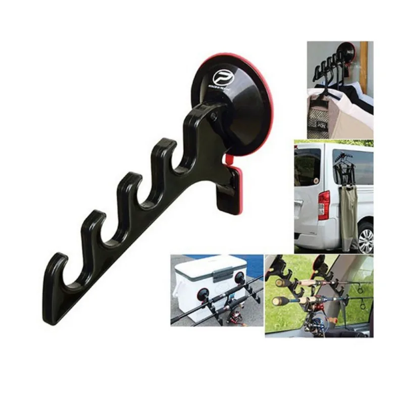 

One Piece Fishing Rod Bracket Car Suction Cup Bracket Car Fishing Rod Bracket Fishing Tools