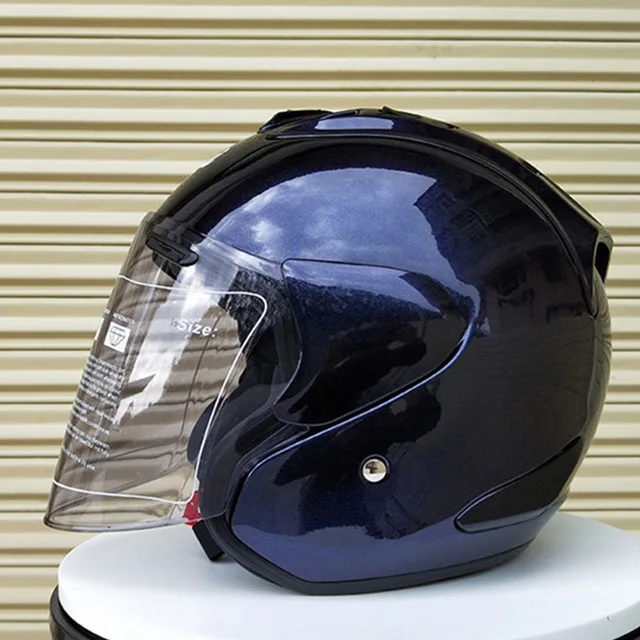 ARAI R4 мотоциклетный шлем 3/4 с открытым лицом, винтажный шлем Casco Moto Jet, шлем для велосипеда, ретро, утвержденный ECE, шлем для мотоцикла Ciclismo - Цвет: Синий