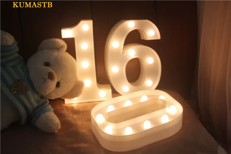 Number Night Light 16