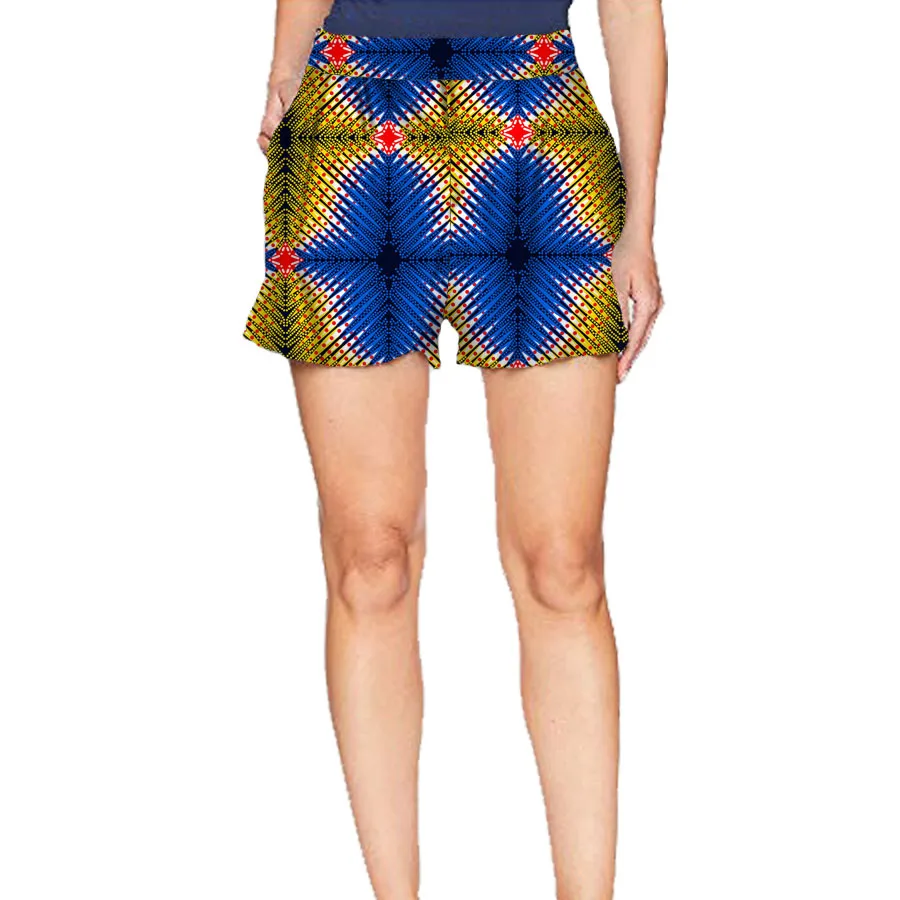 

African fashion women shorts summer African print casual design dashiki ladies street style hot shorts plus size
