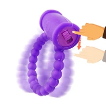 Ring with Anal Dildo Vibrator Sex Toys for Gay Masturbator Vibrator Dildo for Women Silicone Ring Cock Rings Penis Cage