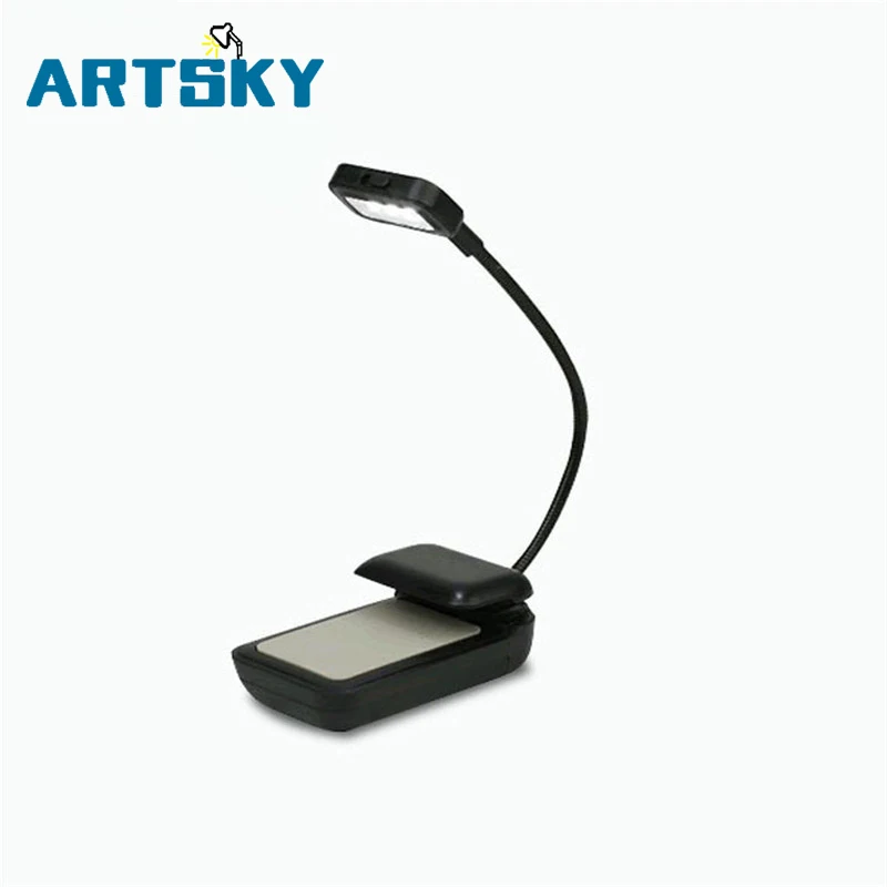 Newest Book Light 3 LED E reader Clip with Flexible Read Light lamp for