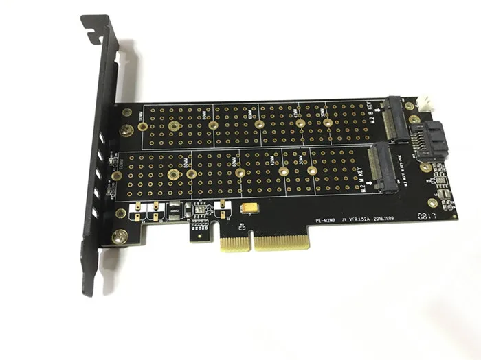 M.2 NGFF PCIe SSD M ключ+ B Ключ PCIe x4 адаптер для Apple Mac Pro 3,1-5,1 для SM951 M6E