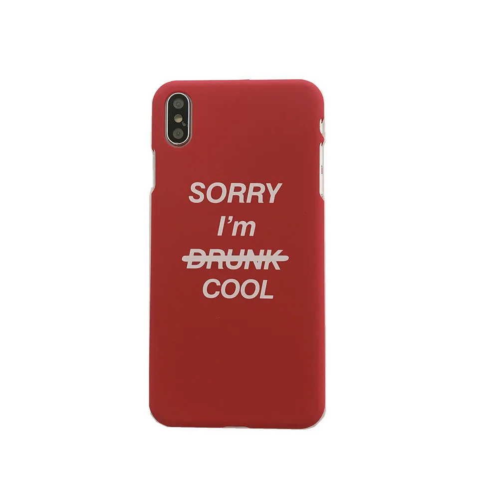 

Cool hard phone case for iphone X case covers for iphone 7 8 plus