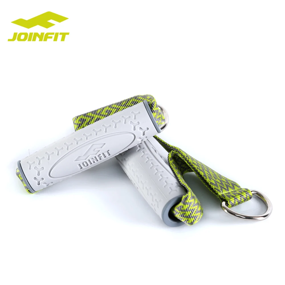 JOINFIT 1 Pair Non slip Silicone Professional Resistance Band Handles