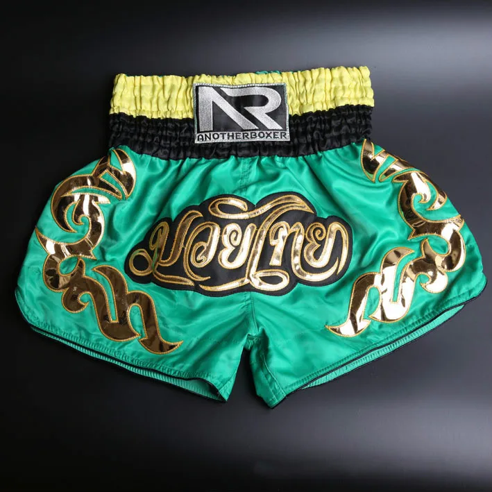 Price 2019 HOT Men s Boxing Pants Printing MMA Shorts Fight Grappling Short Polyester Kick Gel Boxing Muay Thai Pants Boxing Shorts