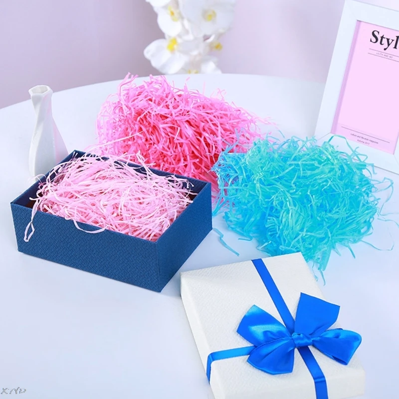 Party Decoration Wrapping Supplies Gift Box Filler Raffia Shredded Paper 