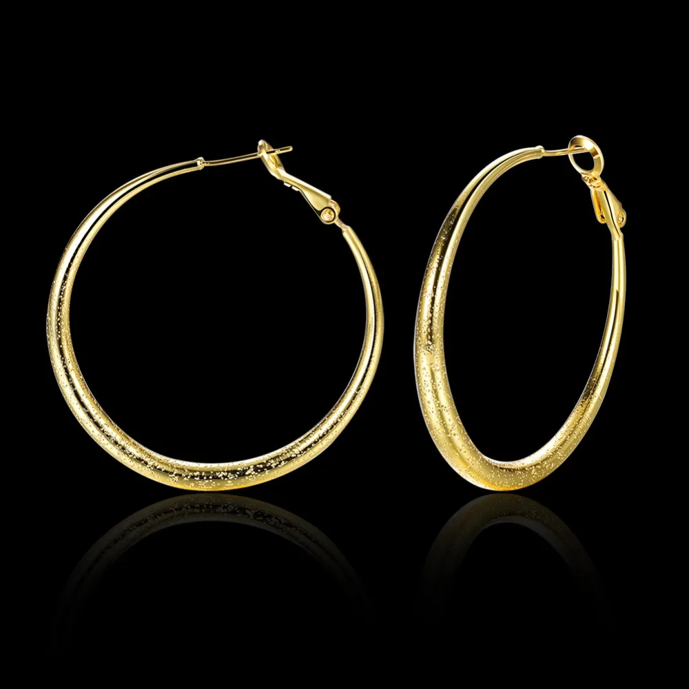 

Fashion K24 yellow round earrings female earrings gold jewelry wholesale site wholesale factory outlets
