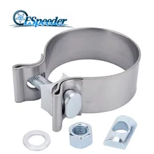 2," 2,25" 2," 3,0" 4," нержавеющая выхлопная муфта для коленчатого соединения вытяжной полосы зажим выхлопной муфты стыковой муфты