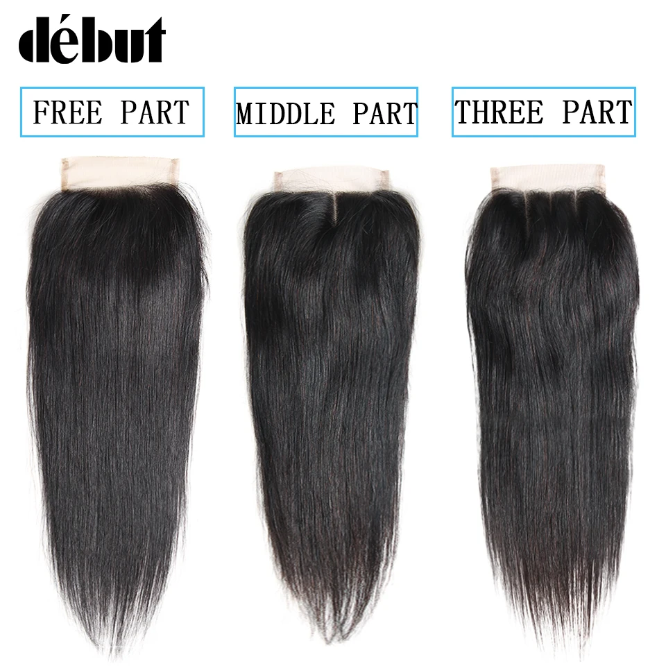 Debut Straight Hair Bundles With Closure Peruvian Hair 4 Bundles With Lace Closure 4*4 Non Remy Human Hair Bundles With Closure Debut Straight Hair Bundles With Closure Peruvian Hair 4 Bundles With Lace Closure 4*4 Non Remy Human Hair Bundles With Closure