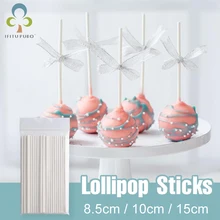 200/100/50 шт. палочка для леденца Еда-Класс Бумага Pop присоски палочки поп-палочки для торта для леденец конфеты шоколадная сахарная полюс GYH