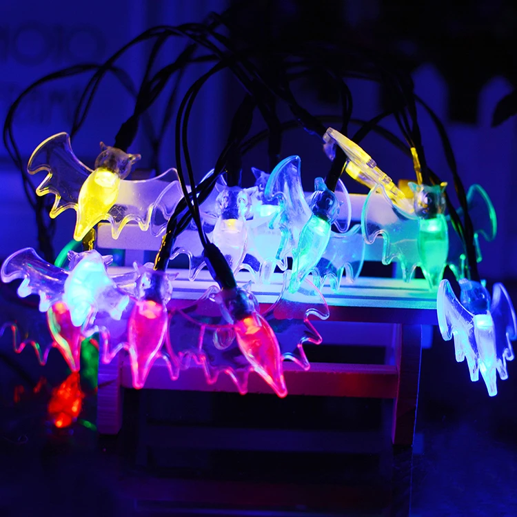 

GAOPIN Best Halloween Atmosphere Party Bat Solar light string Home Garden Lawn Tree Bush Fence Outdoor Yard Decorative Led light