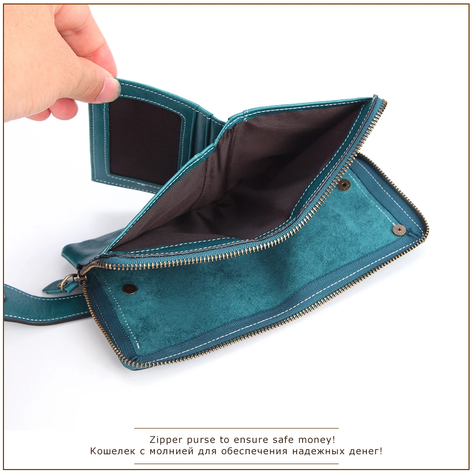 curto feminino rfid mini carteiras fivela zíper