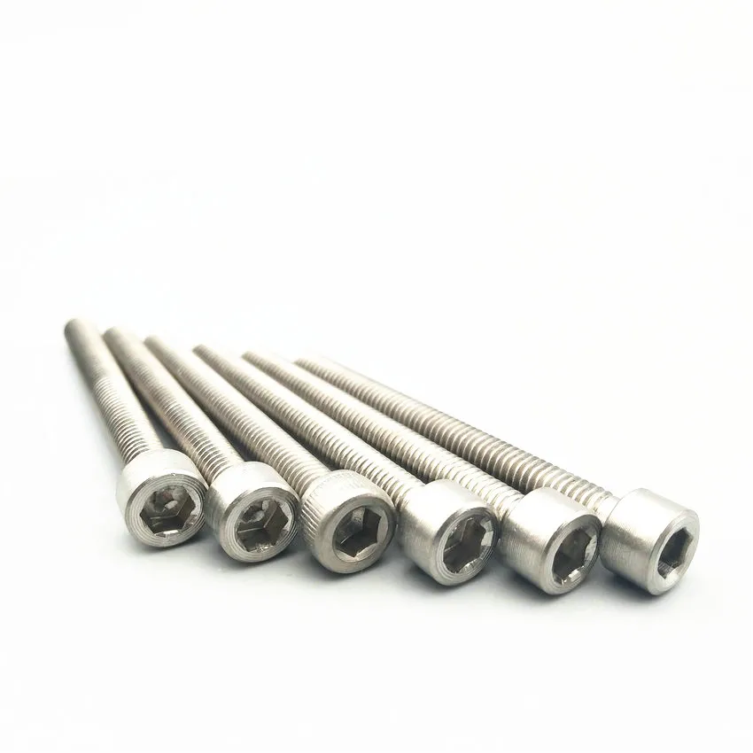 M6 Titanium Bolt M6X120mm length Ti bolts Original Color not polished