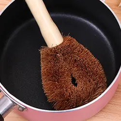 Кокосовое волокно длинная ручная щетка для мытья кастрюль антипригарная чаша для масла щетка для очистки кухни/обеззараживания