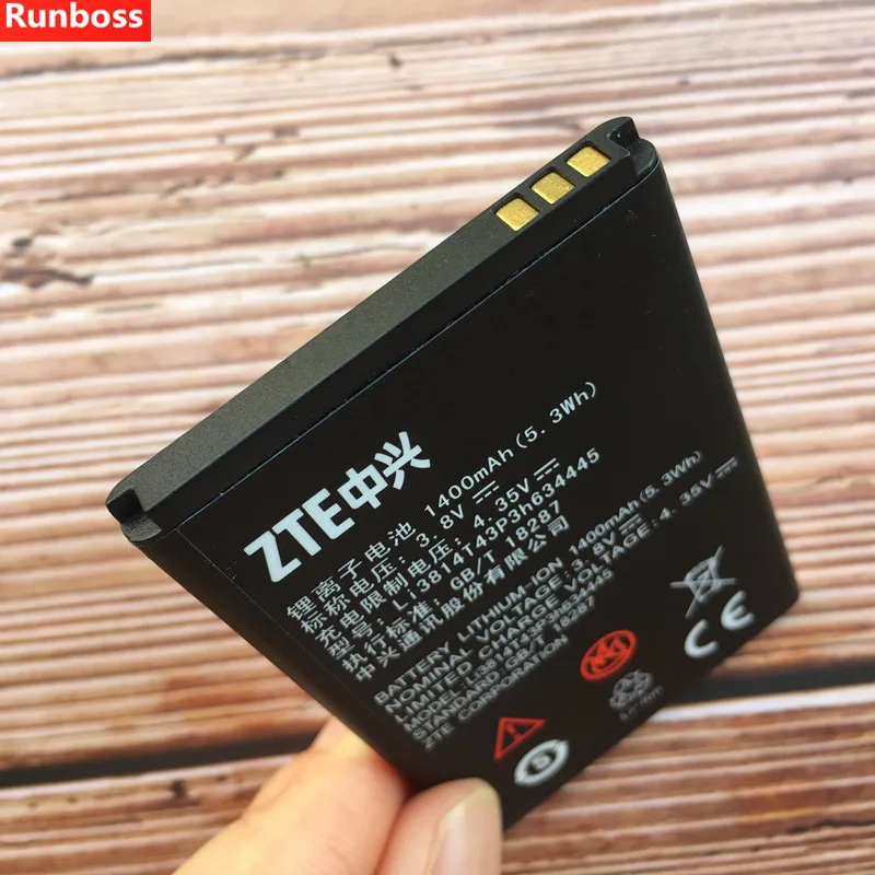 Li3814T43P3h634445 1400mAh литий-ионная батарея для zte Blade L110 A112 V815W батарея мобильного телефона