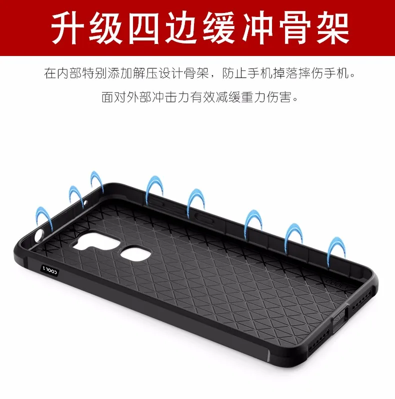Teléfono Original para leeco genial 1 caso de Anti-knock armadura para Letv leeco genial 1 dual Coolpad Cool1 Fundas