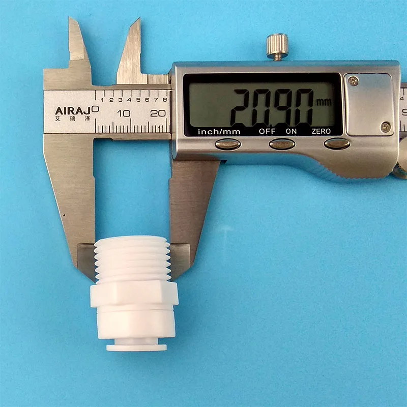 Без пряжки очиститель воды резьбовые соединения/разъем, 1/2 "Внешняя резьба до 3/8" трубы, очиститель воды аксессуары быстрое соединение