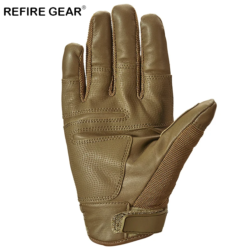 Мужские тактические перчатки с полными пальцами ReFire Gear уличные походные жестким