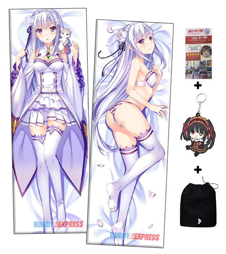 

Hobby Express Emilia - Re Zero Dakimakura Japanese Hugging Body Pillow Cover ADP64118