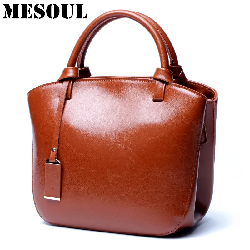 

MESOUL Bags Handbags Women Famous Brands Designer Shoulder Bags Genuine Leather New Arrivals Female Crossbody Bag Bolsos Mujer