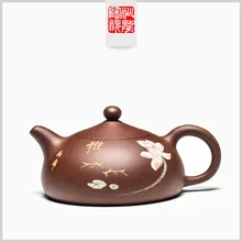 180 мл Исин оригинальных минной мастер вручную фиолетовый грязь окрашены полтора месяца Zisha Чайник Кунг-фу чайник подарок чайник