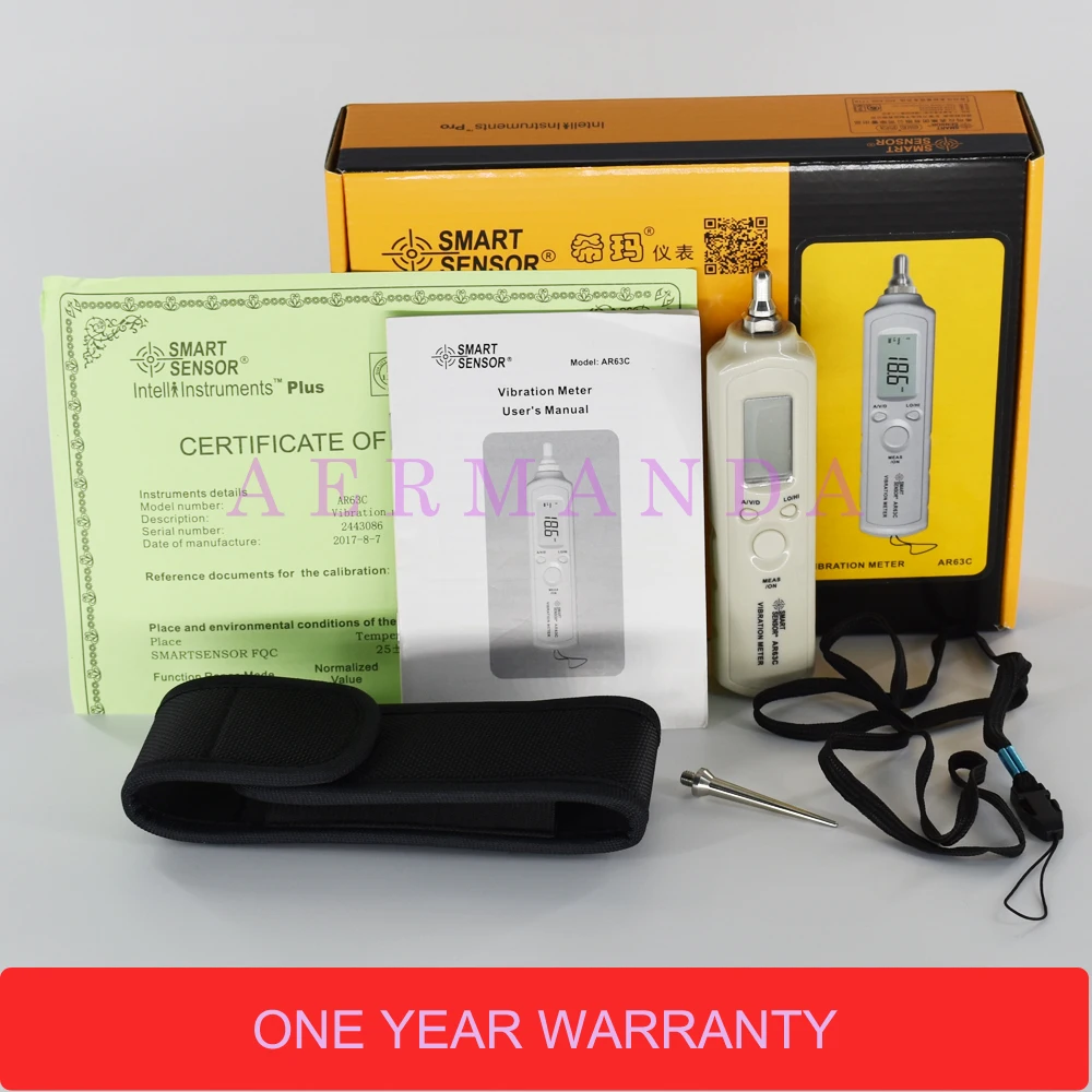 

Pen type Vibration Meter Tester Smart Sensor AR63C digital gauge