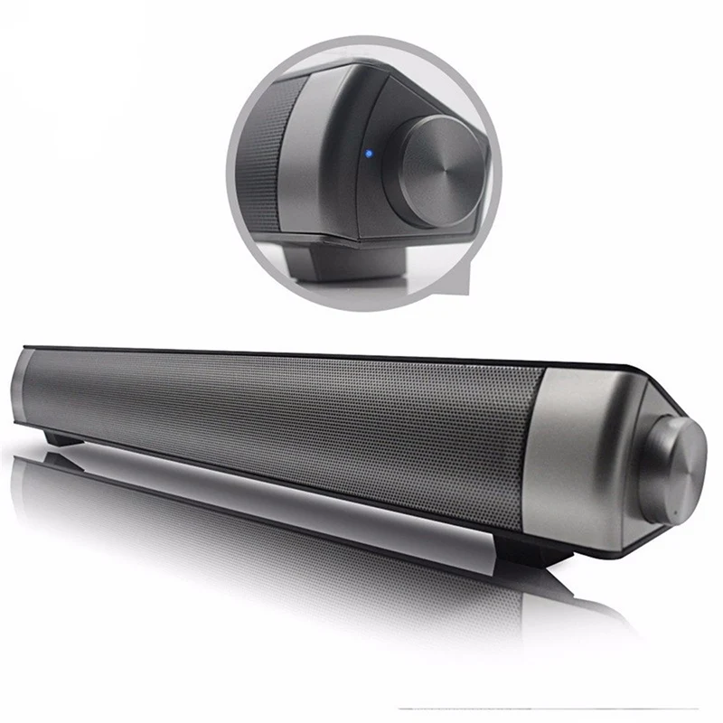 

Portable Column Wireless Bluetooth Speaker Subwoofer Stereo Soundbar With MIC AUX Outdoor Handsfree Desktop Speaker For xiomi TV