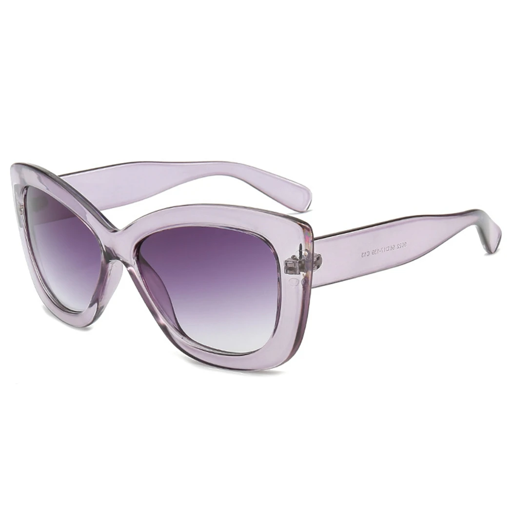Summer Women Outdoor Sunglasses Wrap PC Frame Female Sun Glasses 7 Colors Gradient Shade UV400 Protection Oversized Sunglasses