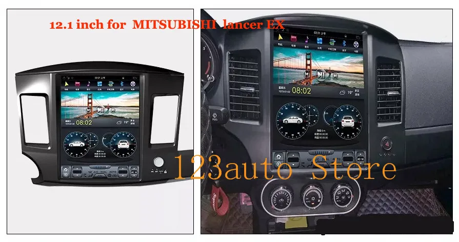 

12.1 '' Vertical screen Tesla Style Android 7.1 Car DVD GPS Player navigation auto for Mitsubishi Lancer EX 2007-2017 radio