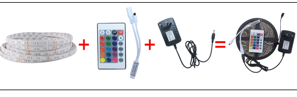 5050 RGB LED Strip light tape lamp (6)