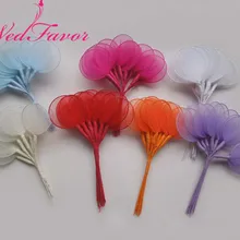 WedFavor 100 шт 4 см диаметр. Свадебные держатели для миндаля, бутоньерки, аксессуары, ветви ракчетти, сделай сам, цветы для корсажа