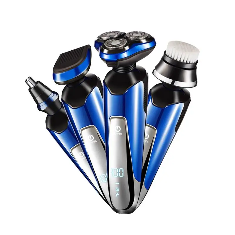 

Multifunctional Electric Rotary Shaver 3D Intelligent Rechargeable Washable Nose Hair Trimmer US EU Plug