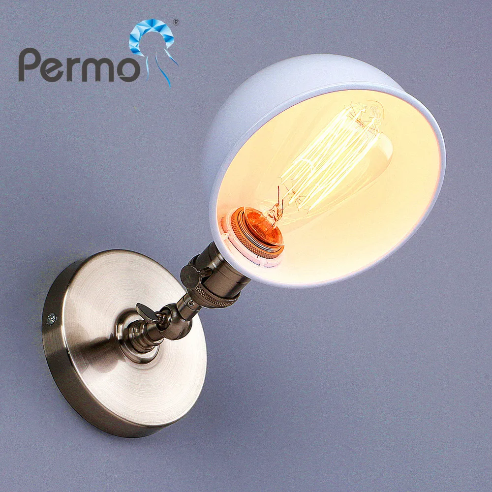 Permo E27 Новый Винтажный настенный светильник Эдисона промышленный механический