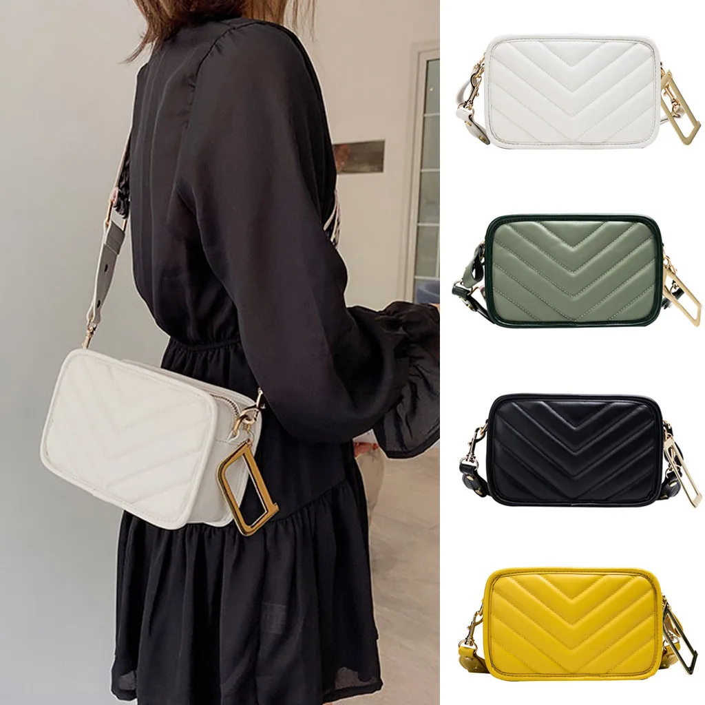 

Fashion Women Striped Leather Letter D Ribbon Bag Crossbody Bags Shoulder Bags Bolsa Feminina