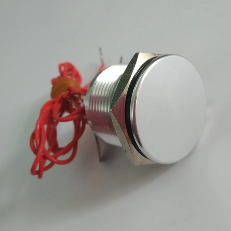 

16mm 200mA 24VDC IP68 wareproof Aluminium Anodized momentary normally open piezo switch