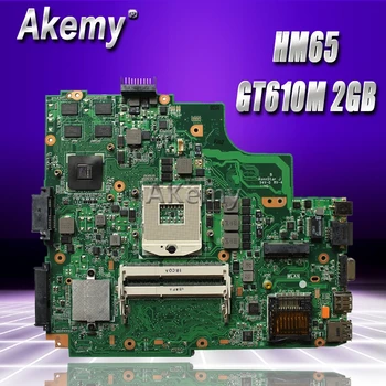 

Akemy K43SD laptop Motherboard For Asus A43S K43S A84S K43SD Mainboard 100% OK HM65 GT610M 2GB